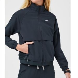 FIGS Sydney Performance Scrub Jacket Dark Harbor